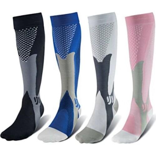 Anti-Slip Breathable Men Women Running Cotton Football Socks Fitness Cycling Long Knee High Sock High Quality Casual S-XXL