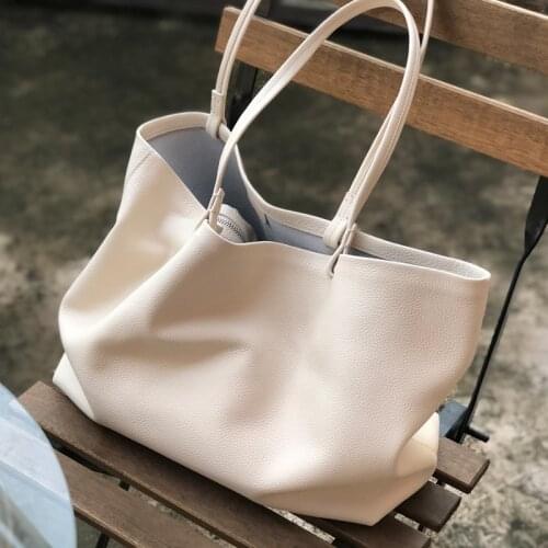 New style womens bag leather shopping bag