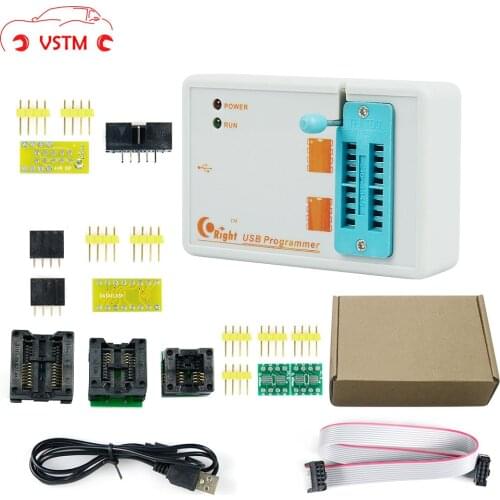 Official version Skypro high-speed USB SPI Programmer 24 25 93 EEPROM 25 flash includes 3 adapters