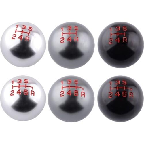 Aluminum 5/6 Speed M10X1.5 Type-R JDM Ball Shape Gear Shift Knob for Honad Civic Fit FD2 FN2 EP3 DC2 DC5 S2000 F20C