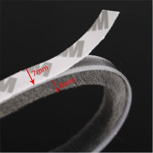 3m x 7mm x 8mm self adhesive window sealing tape door brush weatherstripping door gasket