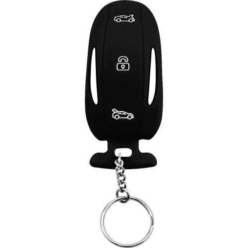 Silicone Key Case For Tesla Model X Automobiles Accessories Key Cover Shell Holder Decoration Styling