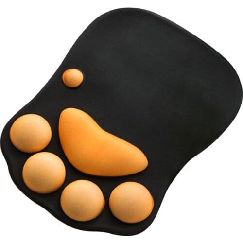 Cute Paw Mouse Pad Nonslip Silicone Mice Mat PC Computer Wrist Rest Support