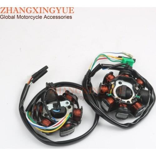 Scooter Ignition Stator 6-8 coils for ROKETA Bali Capri 150cc GY6 125/150 152QMI 157QMJ 4-stroke