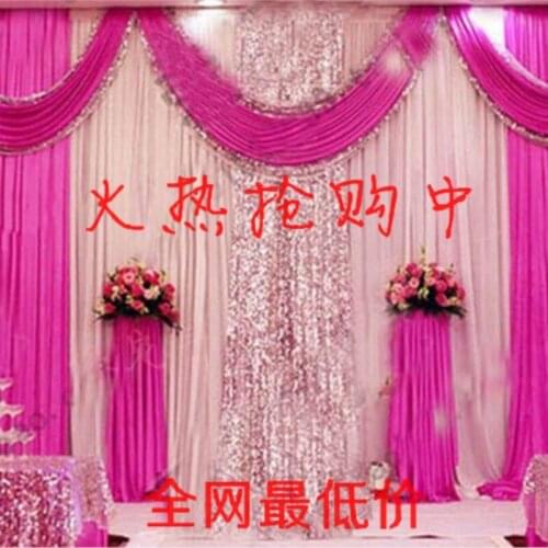 Wedding backdrop wedding props costumes curtain supplies