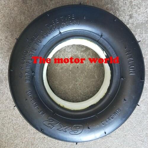 Super 6X2 Solid tire for Electric Scooter Wheel Chair Truck Use 6" Tire F0 Pneumatic Trolley Cart