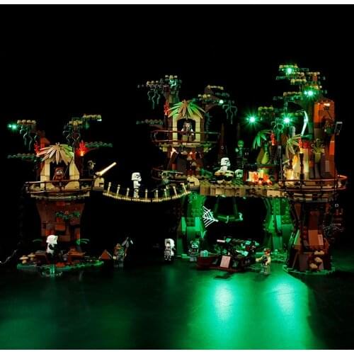 Led Light Set For Lego 10236 Ewok Village Assembly Square Compatible 05047 Building Blocks Street Toys (light with Battery box)