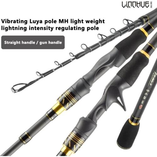 1.8m 2.1 m Telescopic Fishing Rod Carbon Surper Hard Fishing Pole 7 Sections Casting Lure Ultralight Fishing Rod Fishing Tackle