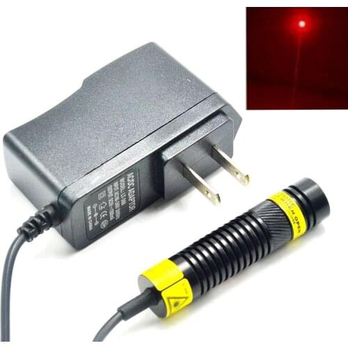 Dot Focusable Red Laser 50mW 648nm 650nm Locator Module w Adapter 16*68mm