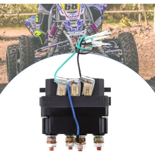 12V 250A ATV Winch Solenoid Contactor Relay Universal For 9500-17000lbs ATV UTV 4WD 4x4 Winches Replacement 80*7.5*40.5mm 2019