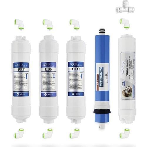 Shaft Water Off Case Water Purification Device 5 pcs Filter Standard Membrane Set