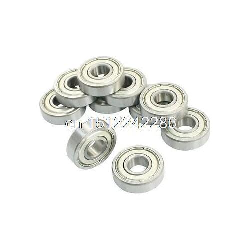 10 Pcs 609ZZ 9 x 24 x 7mm Sealed Mini Deep Groove Radial Ball Bearings