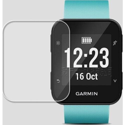 1xUltra HD Clear Tempered Glass Protective Film Guard For Garmin Forerunner 35 Fr35 Smart Watch Toughened Screen Protector Cover