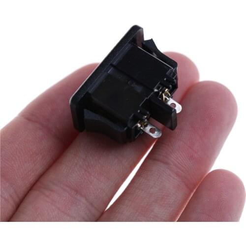 5pcs AC250V 2.5A IEC320 C8 Male 2 Pins Power Inlet Socket Panel Embedded