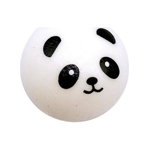 7CM Squishy Panda Bun Stress Reliever Ball Slow Rising Decompression Toys PU Key chains Keychain Kids Toys