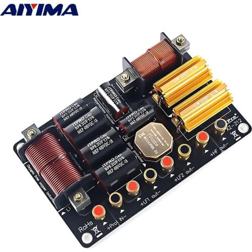 AIYIMA 800W 1000W 2 Way Crossover Audio DIY Professional Stage Sound Speaker Tweeter Bass Frequency Divider Crossover Filter