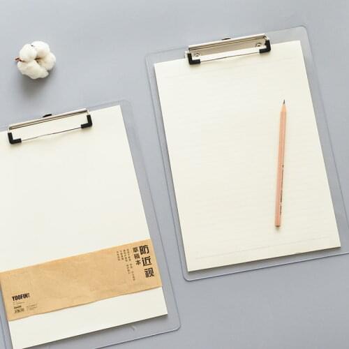 Anti-Myopia Draft Book Vertical Acrylic Writing Splint+ A4 Notebook Multiple Inner Page Eye Protection Paper School Stationery