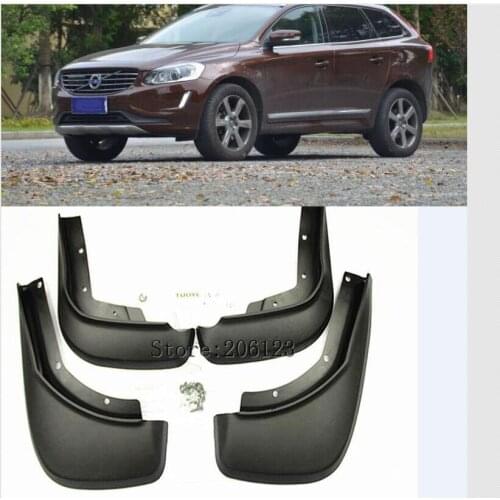 Set OEM Fitment Car Mud Flaps For VOLVO XC60 2014-2017 Mudflaps 2015 2016 Splash Guards Mud Flap Mudguards Fender