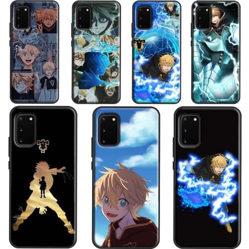 Luck Voltia Black Clover anime Cover Case For Samsung Galaxy S20 FE S21 Ultra Note 20 Note 10 Plus S10e S8 S9 S10 Plus