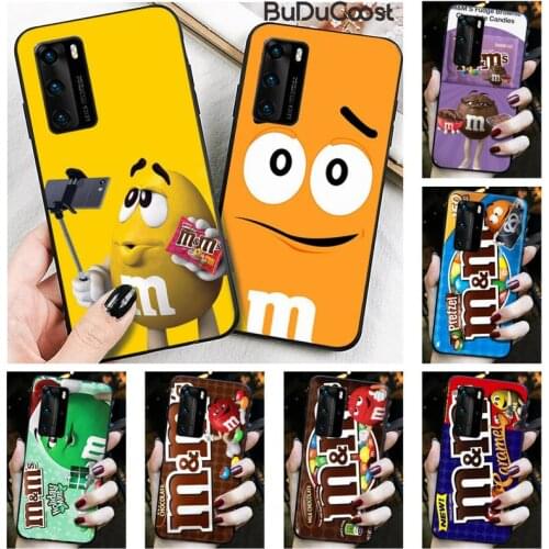 M&Ms Chocolate Nutella Bottle Mobile Phone Case for Huawei P20 P30Pro P20Lite P30Lite P10 P Smart plus P10Lite P40 Pro P40 lite