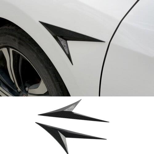 Car fender side wing decoration sticker blade side label for Honda Civic 2016 2017 2018 2019 2020 accessories carsytling