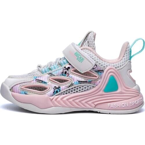 New Summer Kids Sports running Shoes For Girls Sneakers Students Breathable Children Shoes Girls Sneakers Light Shoes Girl 2021