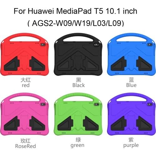 Kids Safe EVA Cover for Huawei MediaPad T5 10 Case AGS2-W09 AGS2-W19 AGS2-L09 Shockproof Foam Handle Tablet Shell Funda Coque