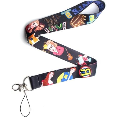 JF521 TV Show Cartoon Lanyards For Keychain ID Card Pass Mobile Phone USB Badge Holder Hang Rope Lariat Lanyards