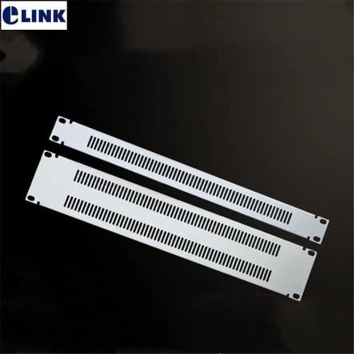 Cooling ventilation rack 1U 2U 3U 4U for 19“ frame blind flange perforated panel rack mounting back plate 19" cabinet with screw