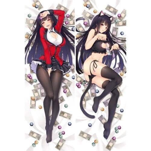 Kakegurui Pillow Sexy Loli Jabami Yumeko Cosplay Dakimakura Japan Anime Pillowcase Kawaii Girl Hugging Body Otaku Pilow Waifu