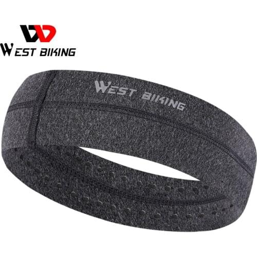 WEST BIKING Elastic Sweatband Sports Gym Hair Band Anti-Slip Breathable Women Men Basketball Fitness Volleyball Yoga Headband