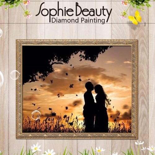 Sophie Beauty Home Diy Diamond Painting Full Rhinestone Pasted Handcraft Sticker Embroidery Beaded Set Passion Lover Mosaic Kit