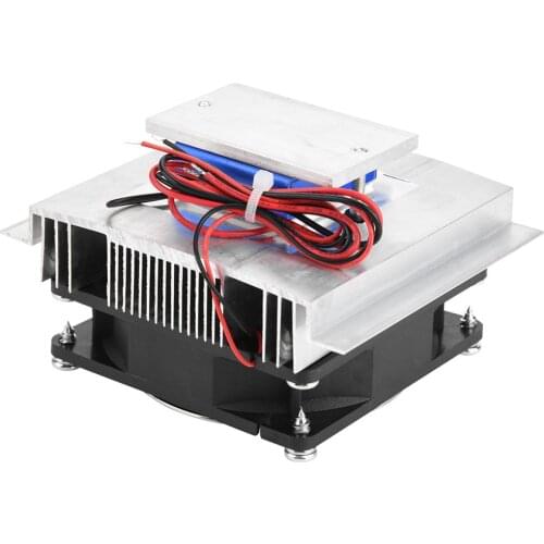 50W DIY Thermoelectric Cooler Cooling System Semiconductor Refrigeration System Kit Heatsink Cooler for 15L Water