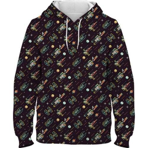 Sweetshirts For Men Star Wars 3D Printed Marvel Hero Cool Boy Girl Kids Hoodies Long Sleeve Women Oversized Tracksuit