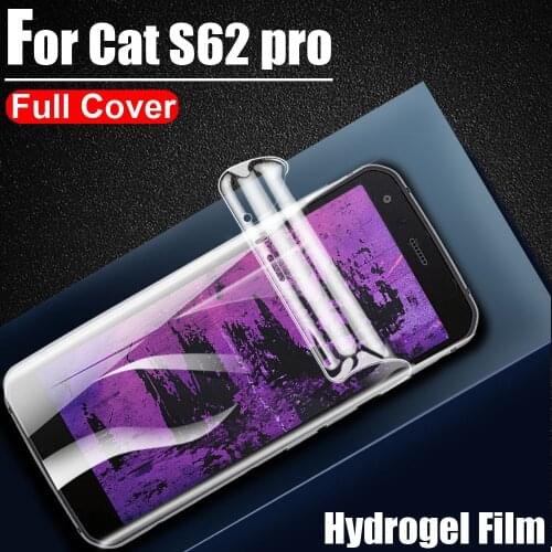 99D Ultra Clear for CAT S62 Pro Hydrogel Film Soft LCD Full Screen Protectors Guard Cover for CAT S62 Pro Protective Film