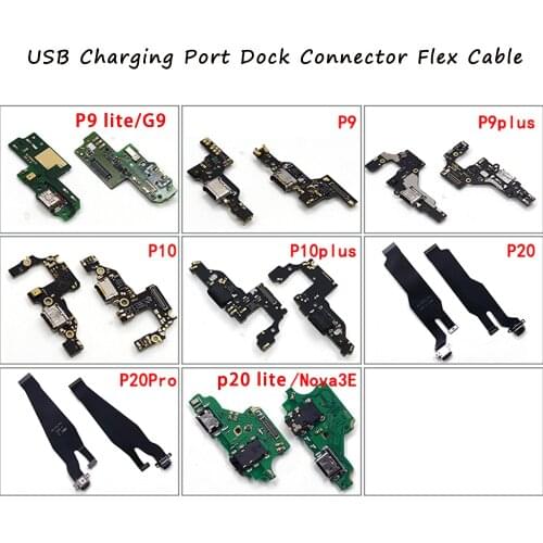 Charger PCB Flex For Huawei Ascend P9 P9plus P10plus P20 pro G9 lite USB Port Connector Dock Charging Flex Cable Repair Part