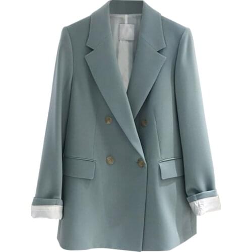 2021 Fashion Women Blazers Spring Autumn Suit Jackets Female Korean Style Loose Casual Street Blazer Suit Jacket 67A