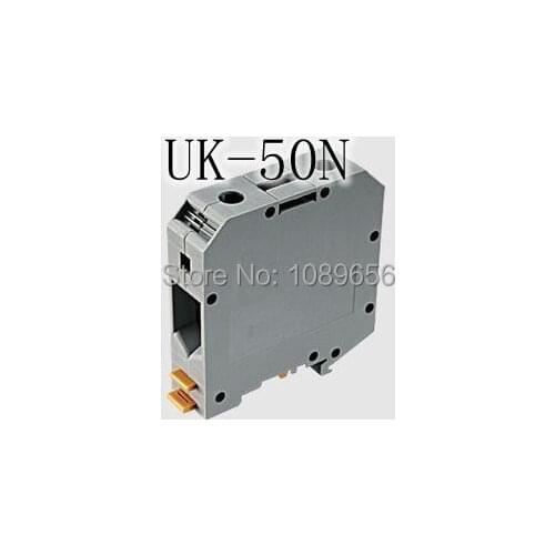 10pcs UK-50N DIN rail universal class Terminal Splice lug plate Wiring row