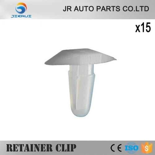 15pcs Nylon Fastener Rivet For Honda Hood Fit Acura Seal Retainer Clip (12x5mm) OE 91513-SE0-003