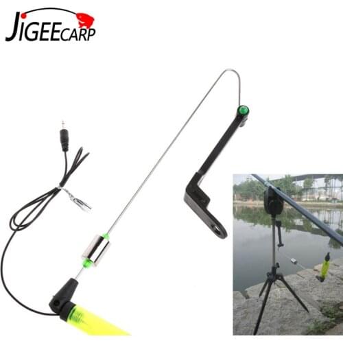 JIGEECARP 2PCS Alarm Hanger Swinger Fishing Accossies LED Indicators Carp Fishing Hanger Swinger Bite Alarm Illuminated Tackle