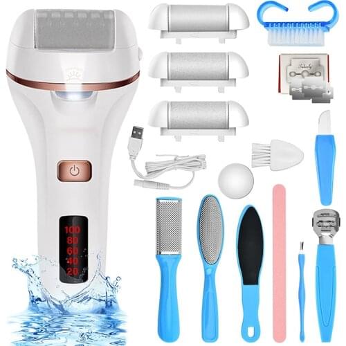 2021 Hot Sale Charged Electric Foot File for Heels Grinding Pedicure Tools Professional Foot Care Tool,Manual Pedicure Tool New