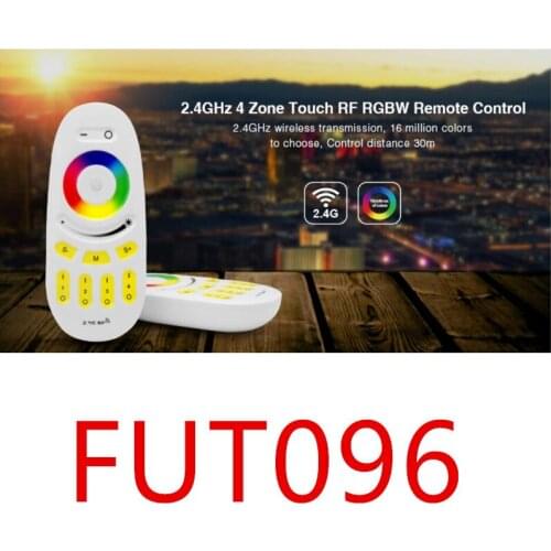 50pcs Mi boxer 2.4G RF 4-Zone RGB RGBW Wireless Remote Controller FUT095 FUT096 for Mi boxer RGB RGBW LED Bulbs