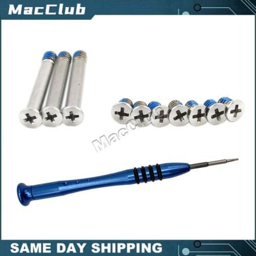 A1278 A1286 A1297 Lower Bottom Case Cover Screws Set for Macbook Pro a1278 a1286 a1297 Bottom Screws Sets 2008-2012 screwdriver