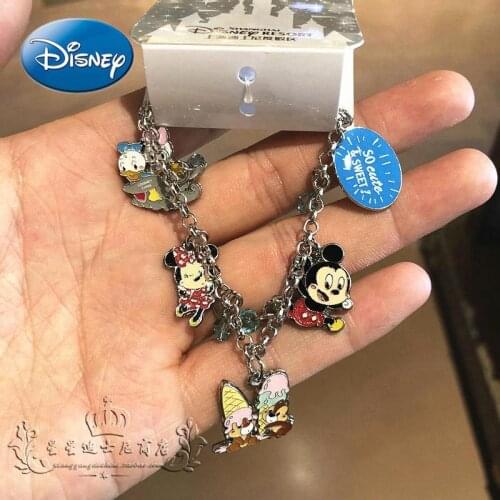 Disney Cute Mickey Minnie Donald Duck Cartoon Cute Bracelet Bracelet Jewelry