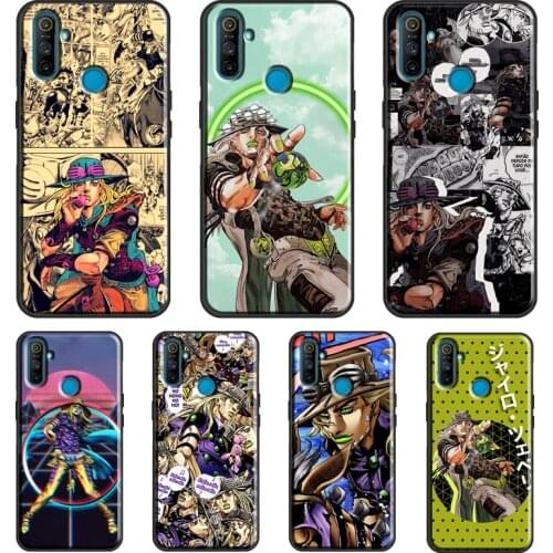 Gyro Zeppeli JoJos Bizarre For OPPO Realme C3 C11 C15 C21 GT Neo 6 7 8 Pro Cover For OnePlus 8T 9R Nord 8 9 Pro Case