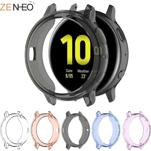 Case cover for Samsung Galaxy watch Active 2 40mm 44mm Active 2 Anti scratch screen TPU case Bumper Soft Protection Cover