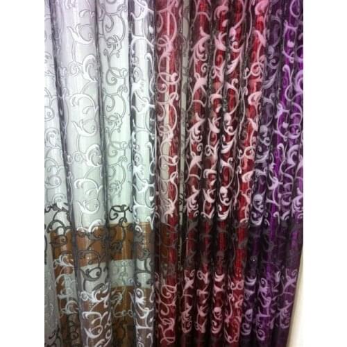 CS 117 Best Hot Sale Window Curtain fabrics Curtain fabrics for Living Room Bedroom Window Sheer Curtain fabrics Tulle
