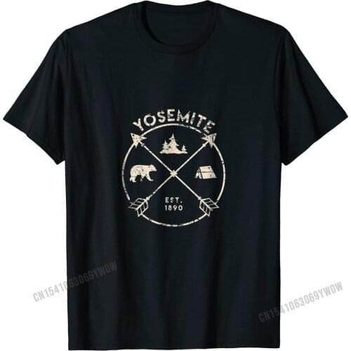 Yosemite National Park Shirt, Camping California Gift Cotton Men T Shirt Party Tops Tees Cheap Casual