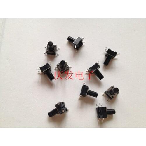 Import shrapnel patch 4 feet touch switch 6*6*9.5mm push button switch small move new spot