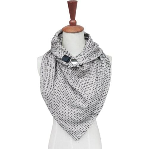 Cashmere scarf women Classic Plaid design Pashmina Unisex blanket scarfs luxury poncho foulard femme Shawls Wrap with Metal snap